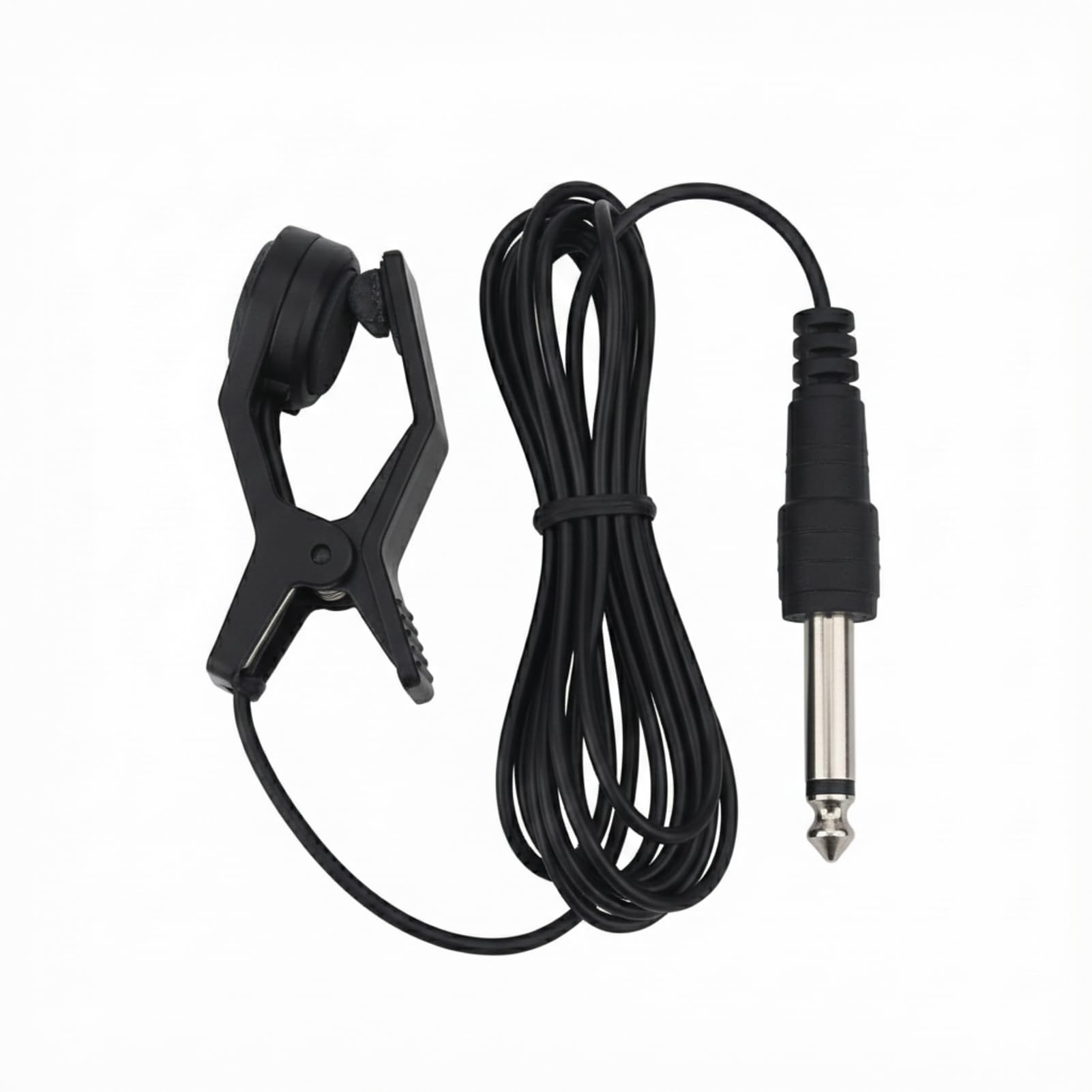 Universal Clip-On Contact Microphone Pickup for Acoustic Guitar Violin Ukulele - Professional Piezo Transducer for Tuner with 8ft (2.3M) Cable & 6.35mm (1/4 Inch) Jack-image-10