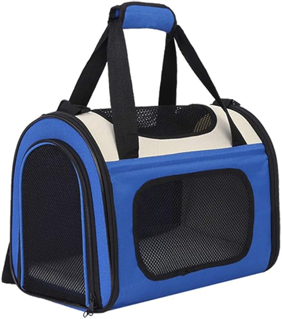 Kosttapaws Pet Carrier, Airline Approved Dog Carrier, Small Medium Cat Carrier, Portable Breathable Pet Travel Carrier, Collapsible Soft-Sided Mesh Puppy Carrier for Small Medium Dogs