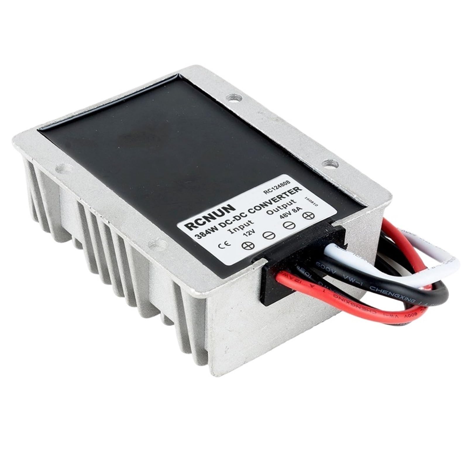 Convertisseur 12V 24V à 48V 8A régulateur de tension robuste RC124808 haute efficacité
