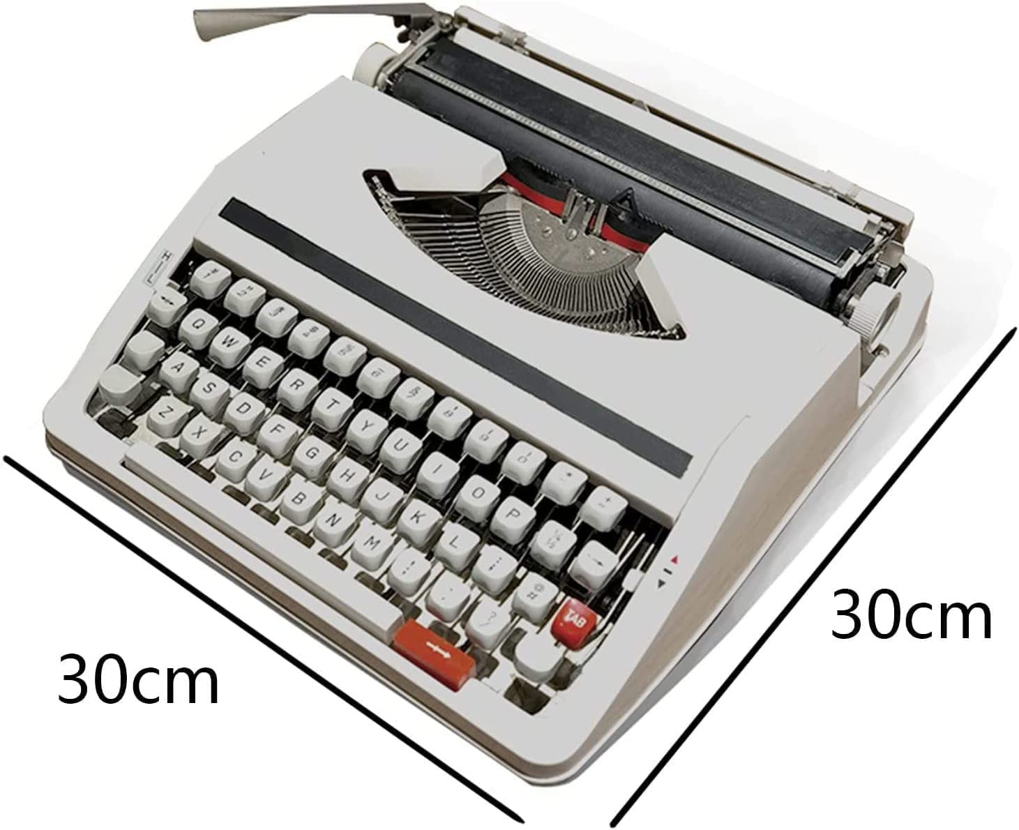 Macchina da scrivere manuale vintage per scrittori - Design portatile per posizioni remote ed esperienza di scrittura nostalgica