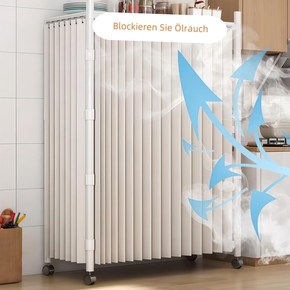 Schrankvorhang für Regale Staubdichte Vorhänge für den Schrank Schränke mit Gleitschienen Leinenmaterial Wasserdicht，Sonnenschutz Kein Bohren Nötig Geeignet für Schlafzimmer(Grau,150cm*200cm)