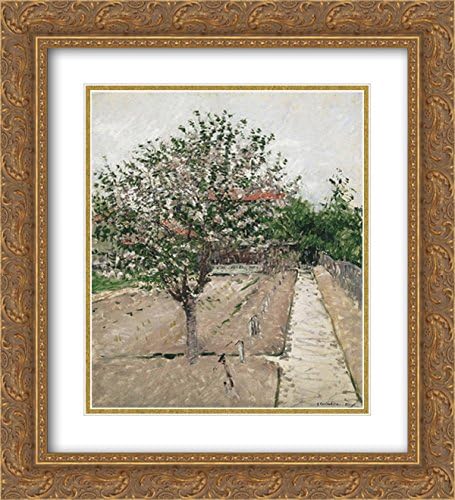 Gustave Caillebotte 2X Matted 20x24 Gold Ornate Framed Art Print 'Apple Tree in Blossom'