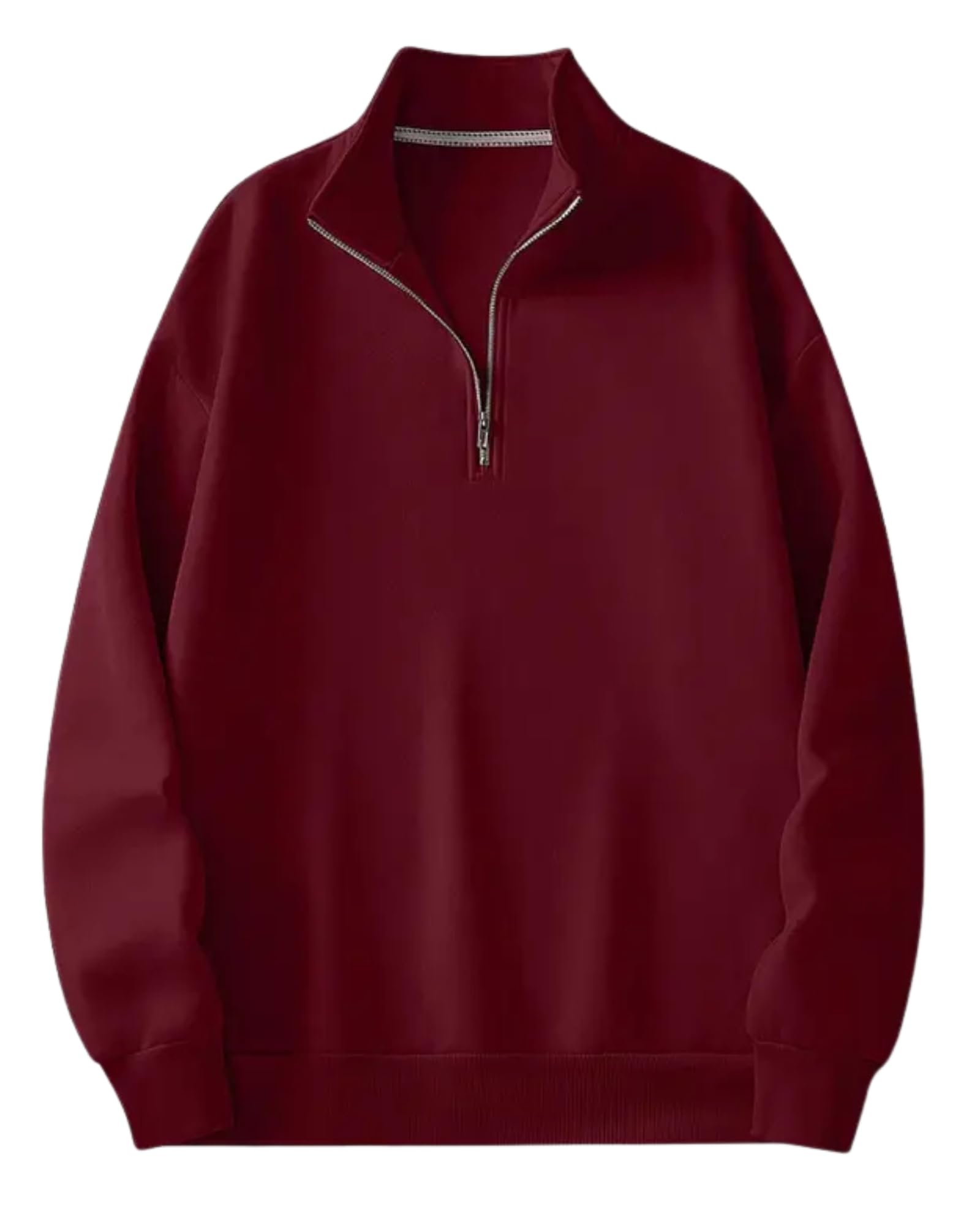 shaira fashion Sweatshirt for Man Breathable Jacket for Man Half Zipper Sweatshirt for Men Casual Sweat Shirt Full Sleeves Sweaters for Winter All Day Winter wear-picture-30