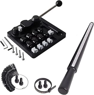 Kit de herramientas ajustables para moldear y doblar joyas con cintas métricas y accesorios, perfecto para hacer y reparar joyas