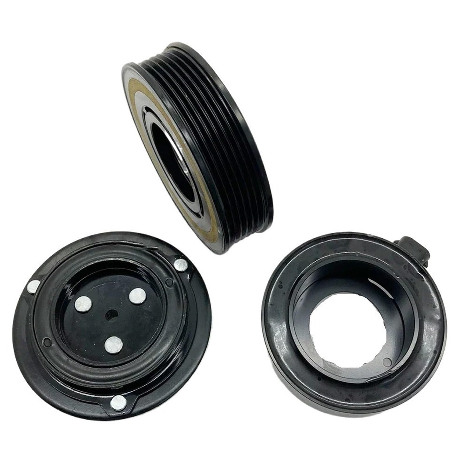 AC Compressor Clutch Fit for SsangYong Fit for REXTON G4 6721305111 Air Conditioning AC Compressor Clutch Pulley Fit for VSPi16 AC Bypass Pulley