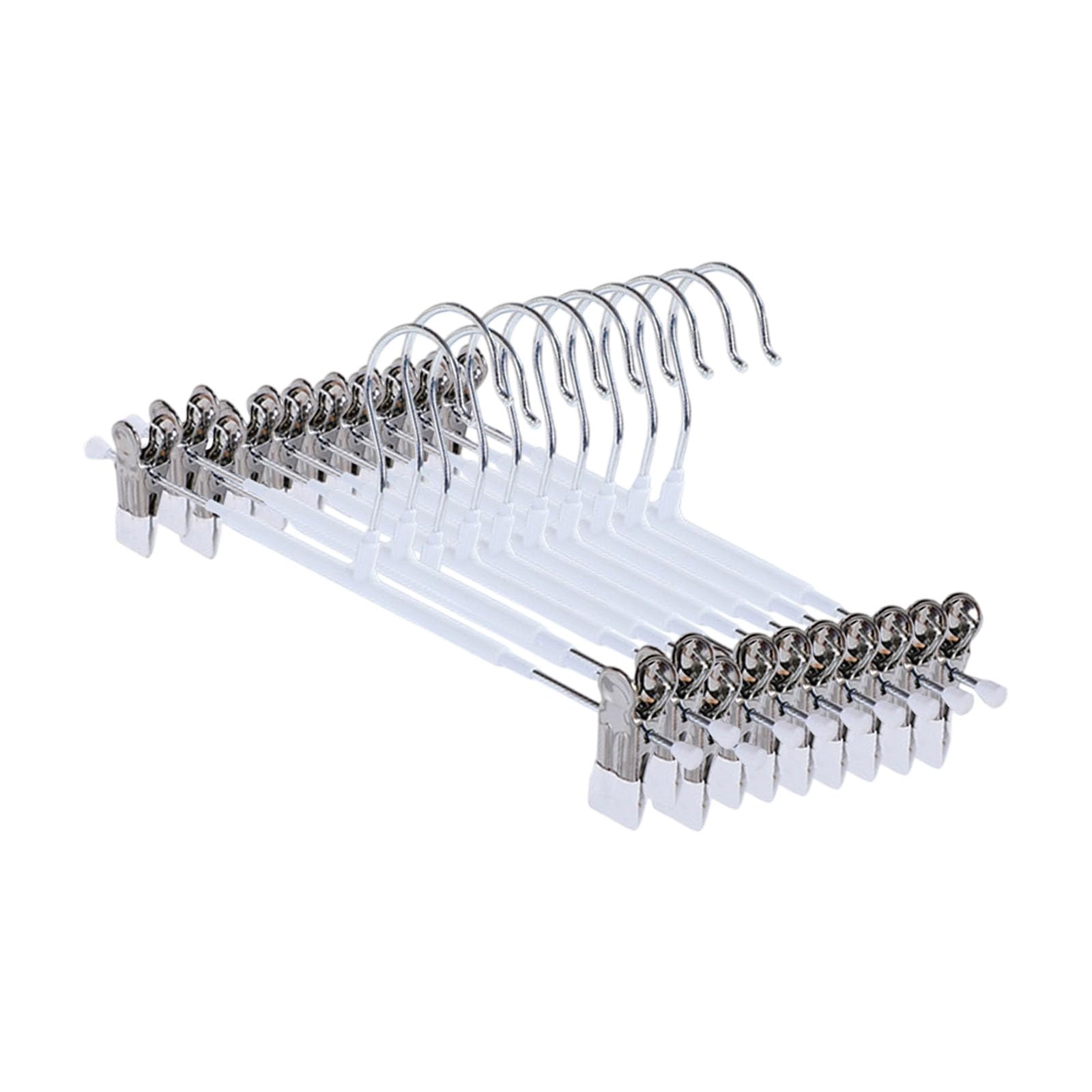 Reinforced Expandable Heavy Duty Pant Hangers with Without Marking Clips Sturdy Garment Hook for Wardrobes Storage Expandable Wardrobes Hanger