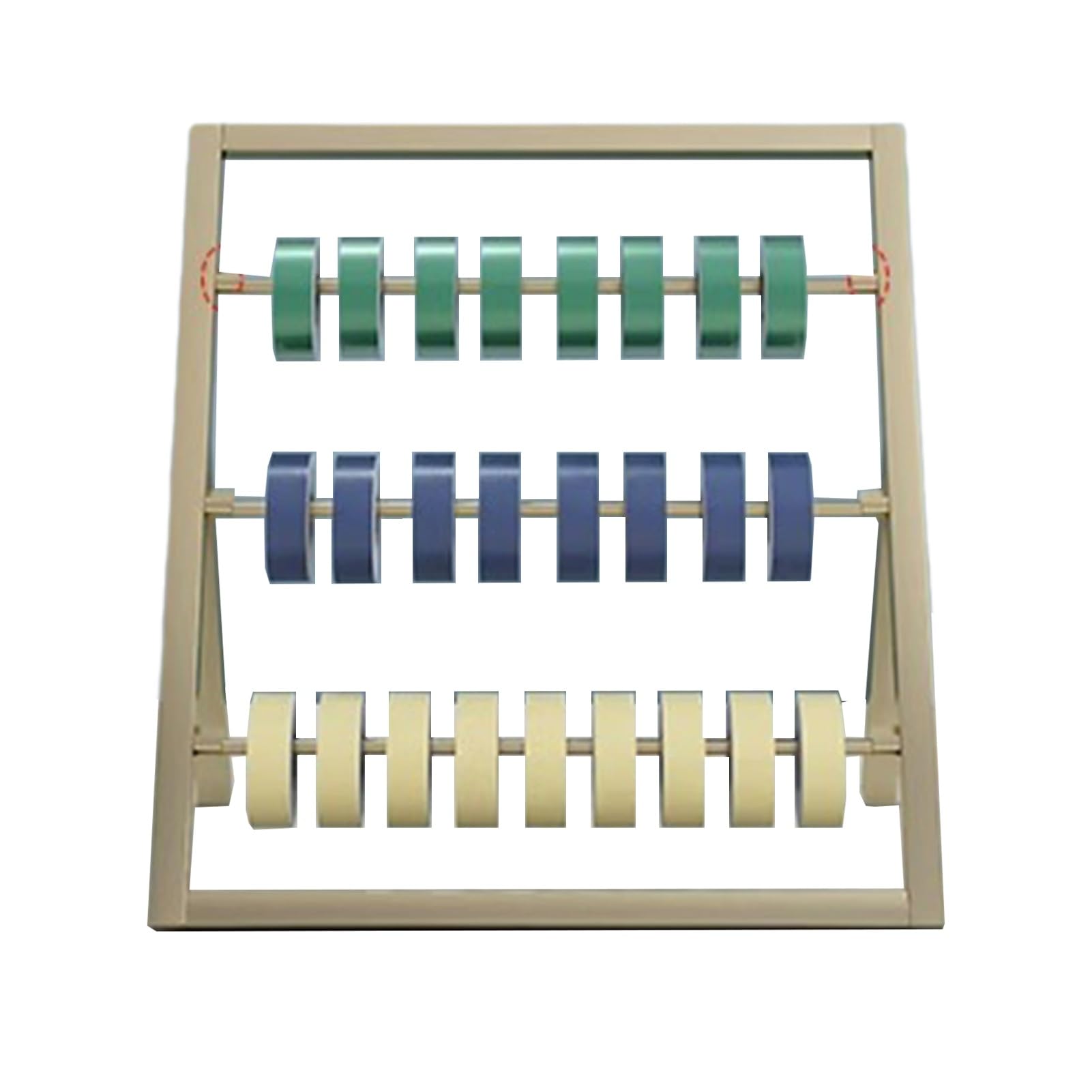 Estante de rollos de tela de 3 capas con barra ajustable y ruedas