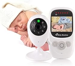 Baby monitor, Babá Eletrônica, Não requer wifi Bebê segurança câmera,vigilância Pais o pai atento,8 lullaby, noturna camera,eletrônica digital câmera, E Termômetro Lcd Digital