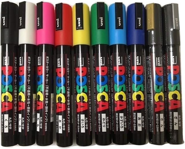 Posca Colouring - PC-5M - Pack of 10 Markers