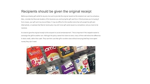 Gift Cards Tips