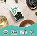 KIMNORI Seasoned Seaweed Snacks Sheets – Organic Sea Salt Flavor 24 Individual Packs Roasted Crispy Premium 100% Natural Laver Kim Nori 4g 0.14 Ounce