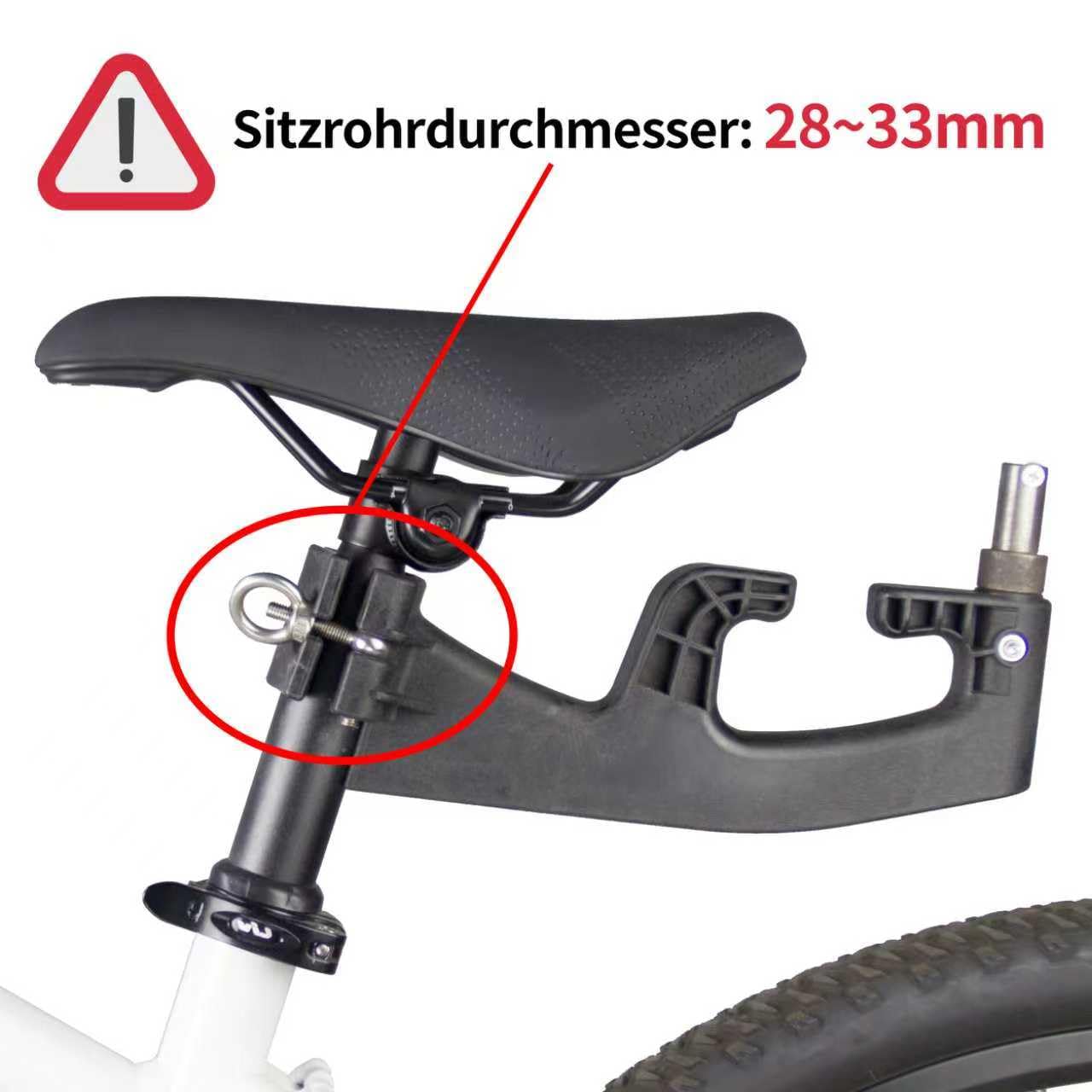 Tmz Remorque de vélo avec plate-forme de support de 125 l, remorque avec attelage, remorque pour vélo 50/120 kg, chariot avec pneus amovibles, cadre pliable, autocollants réfléchissants