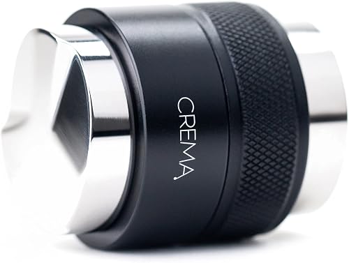 Coffee Products 39.25mm Hand Tamper & Coffee Distributor V2 for Flair | Compatible w/Classic, Signature, & Neo | Double-Sided, Adjustable Depth Tool | 304 Stainless Steel | Black