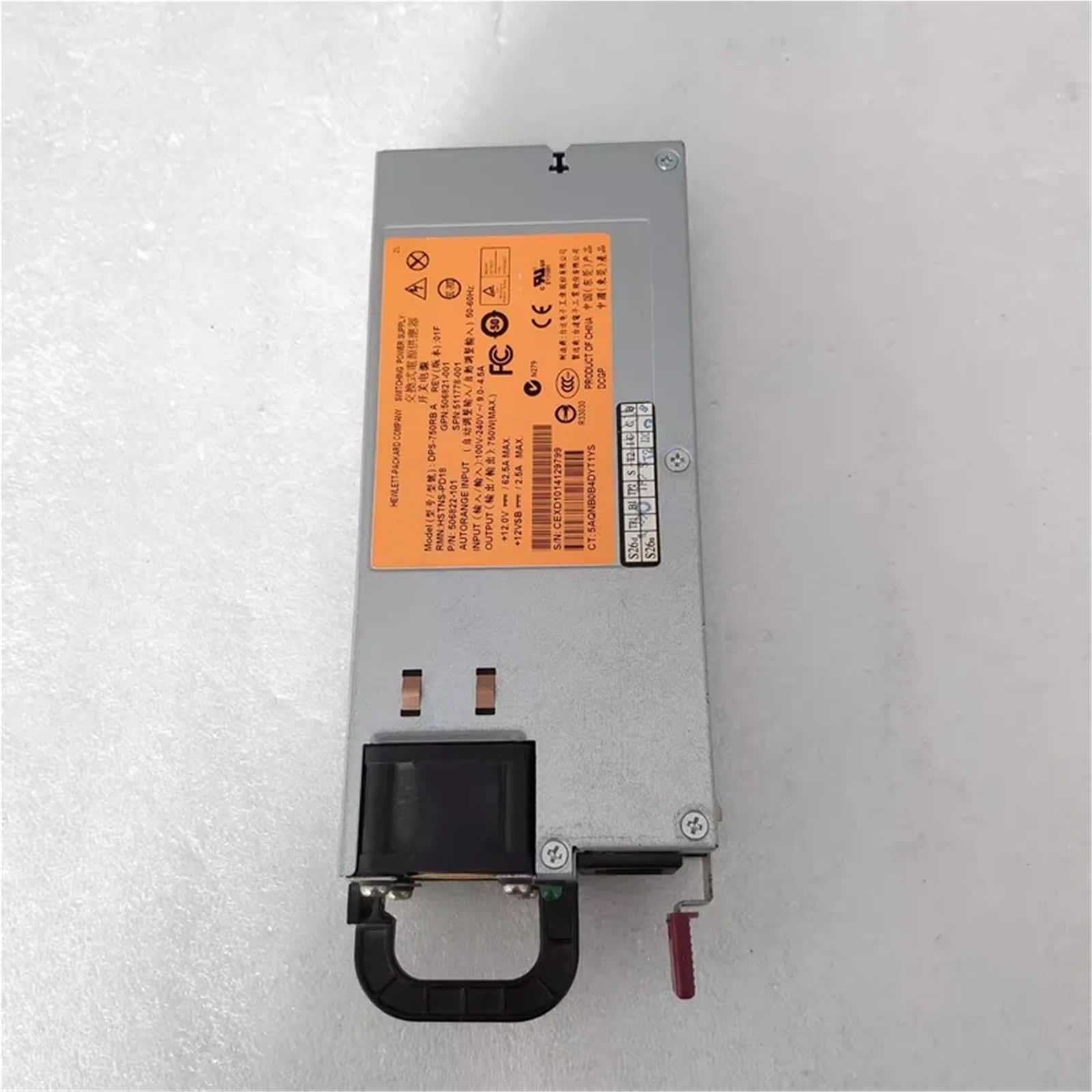 511778-001 for DL360 380 G6 G7 G8 750W Fuente de alimentación del Servidor DPS-750RB A 506821-001 506822-101