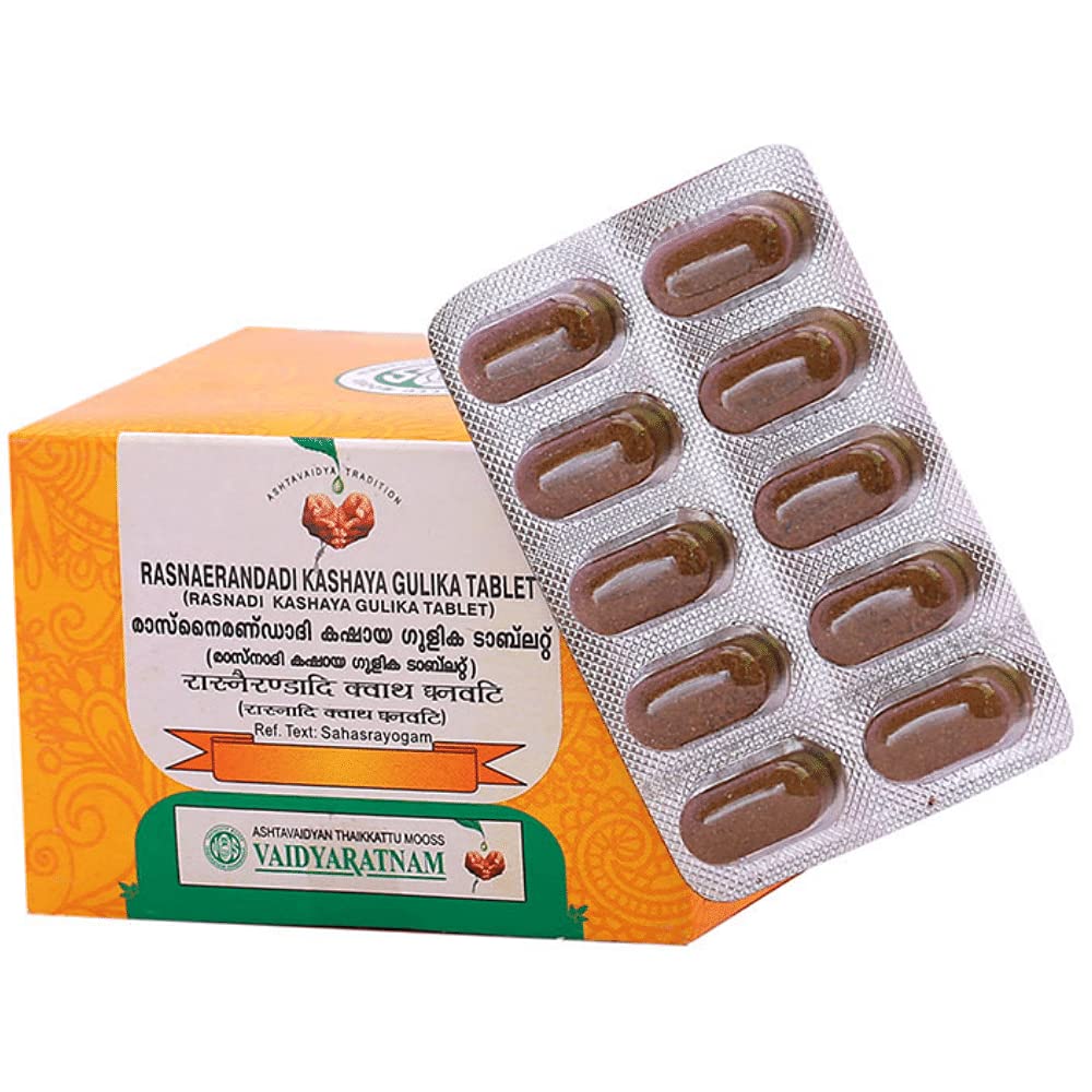 Vaidyaratnam Rasnaerandadi Kashaya Gulika 100 Tablets Ayurvedic Products VRASNKGT100TAB_1 (B08Q374NQ1) Amazon Price History, Amazon Price Tracker