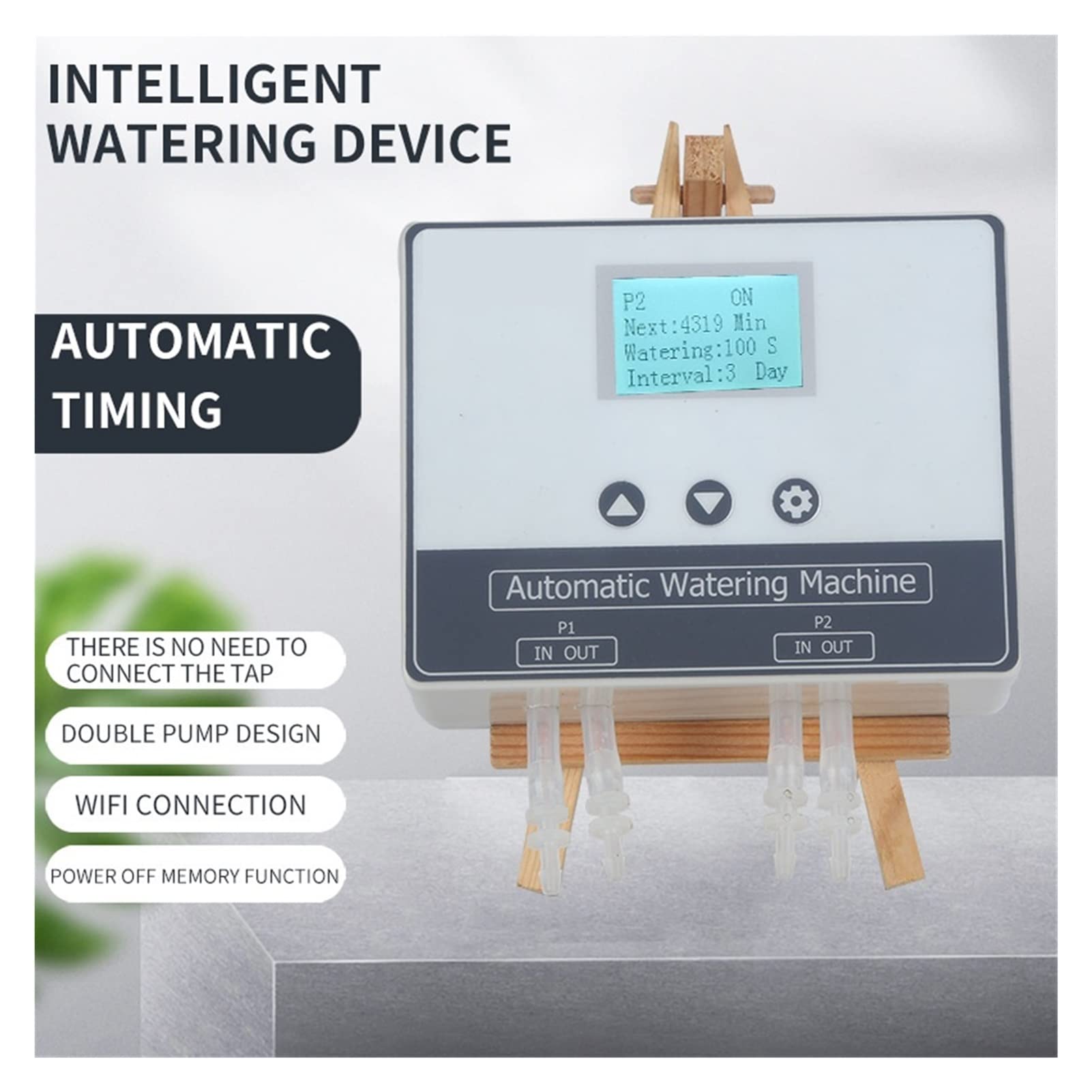 Smart Sprinkler Timer per irrigazione Dispositivo di irrigazione automatico Controllo del telefono cellulare Piante grasse intelligenti da giardino Strumento per irrigazione a goccia per piante Sist