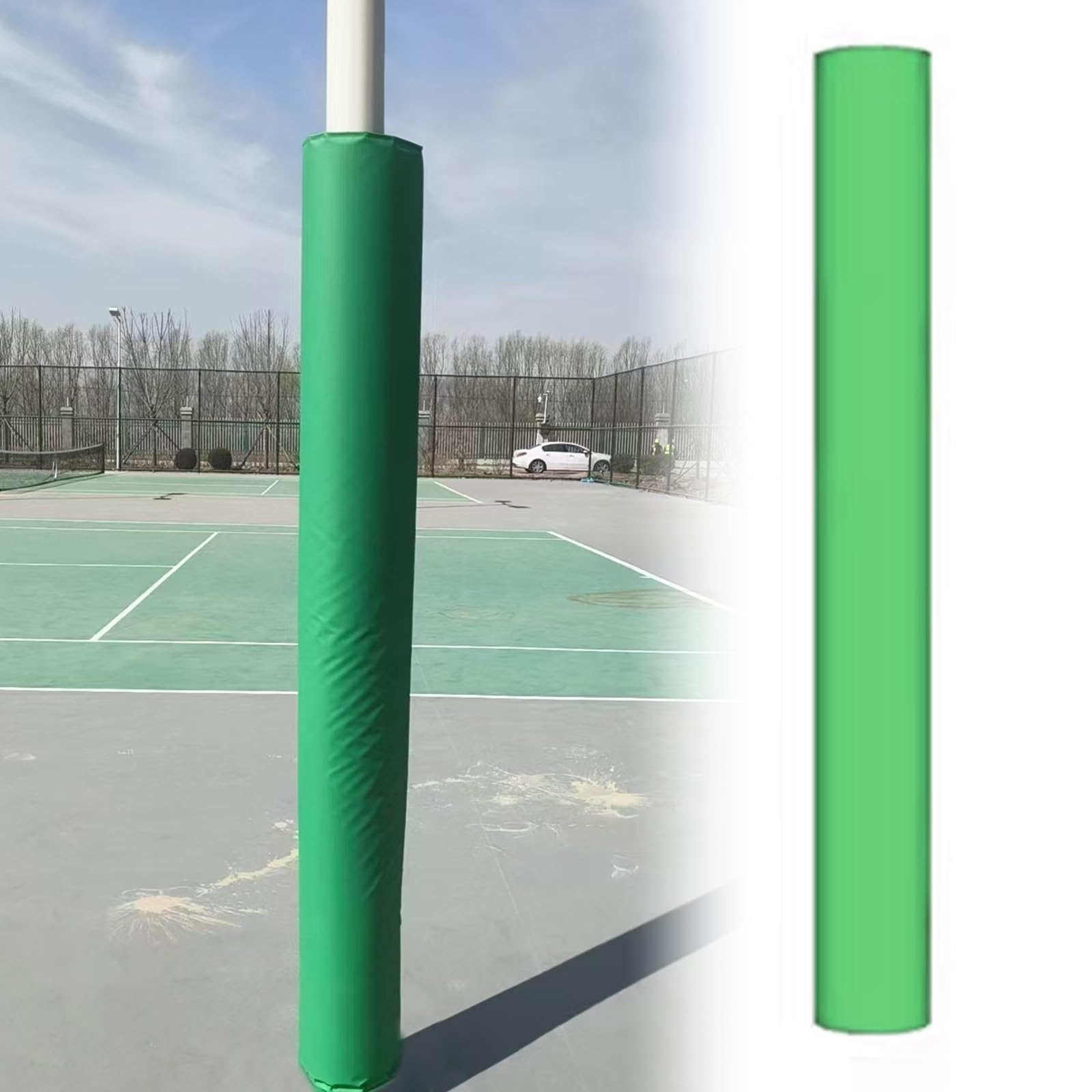 Imbottitura per Avvolgere Pali Rotondi in Metallo, Cuscini Protezione Schiuma Colonne H 190cm Dia 15cm