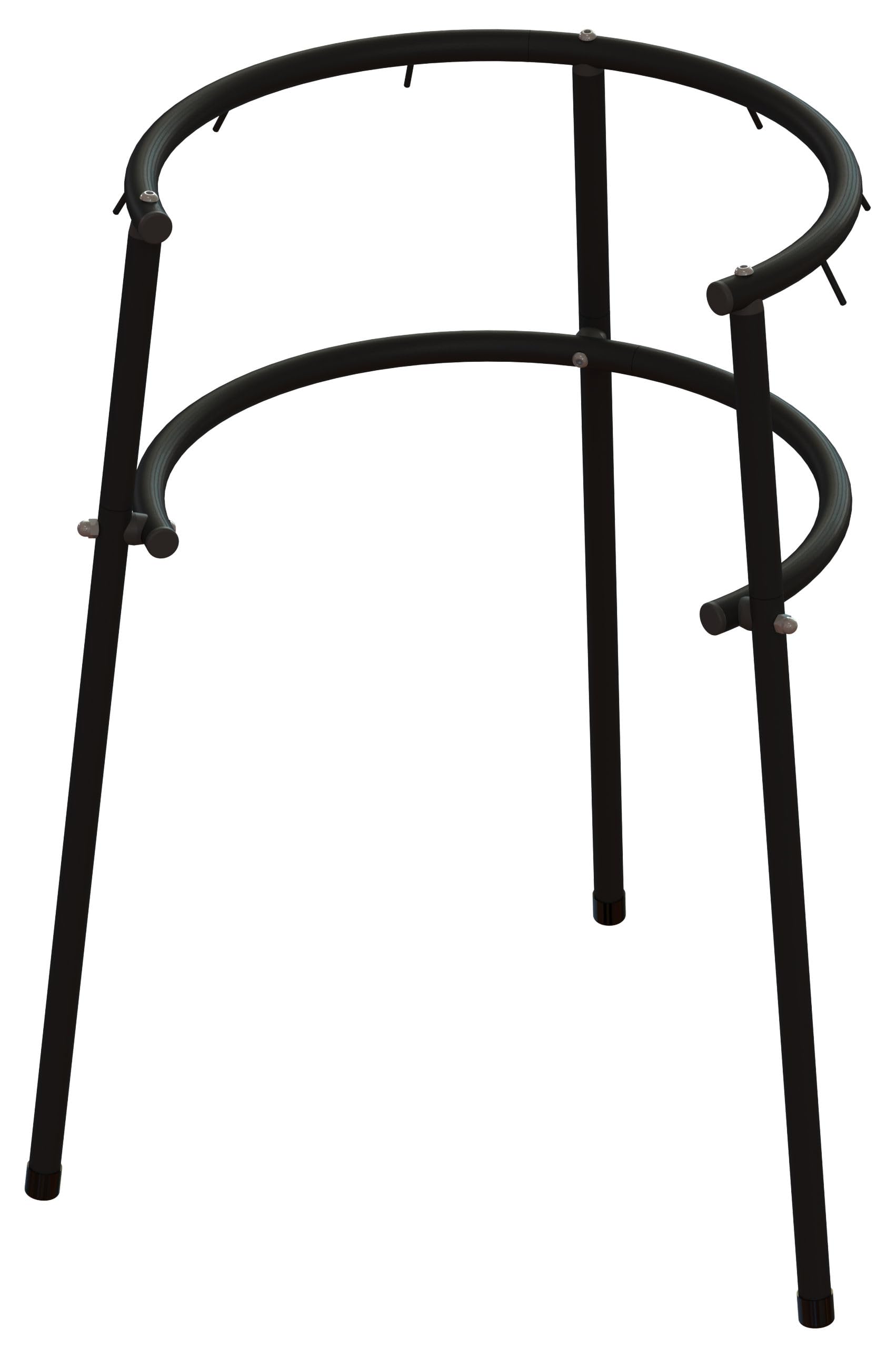 Kerbl Soporte para Red de heno, 90cm, 51cm, Metal, Negro, para propietarios de Caballos, Aficionados a la Agricultura