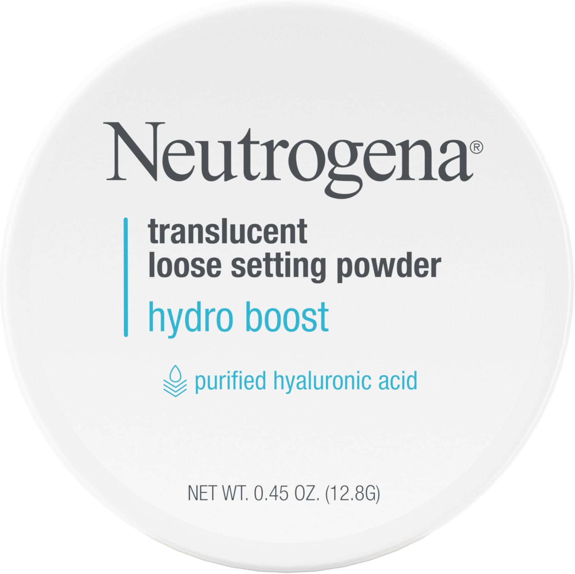 Neutrogena Hydro Boost Translucent Loose Setting Powder with Purified Hyaluronic Acid for Smooth Skin, Blurs Imperfections and Sets Makeup, Lightweight Face Powder, .44 oz