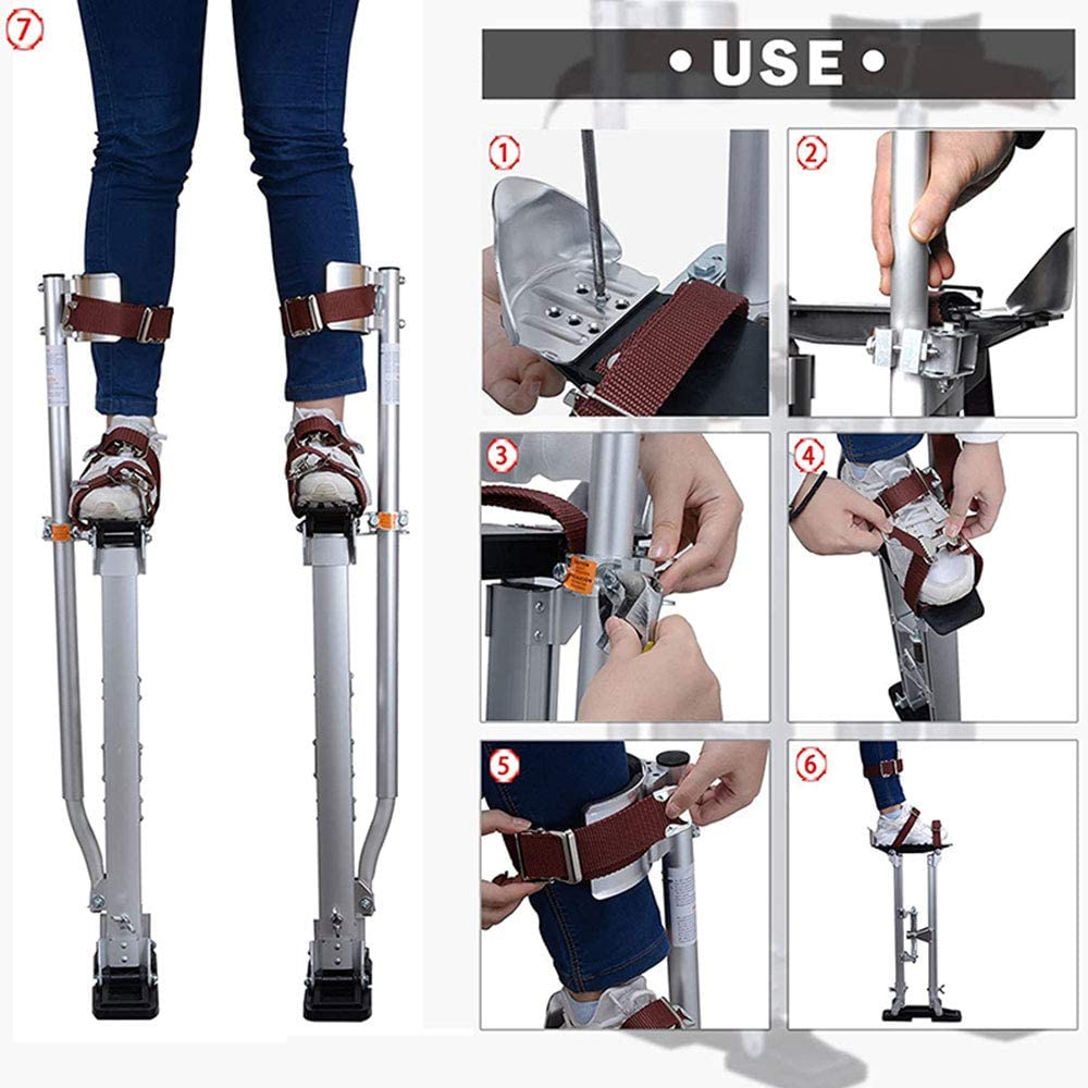 Cinghie Per Trampoli Da Cartongesso | 4 Pezzi Regolabili | Nylon Resistente | Per Edili E Fai-Da-Te - Foto 4