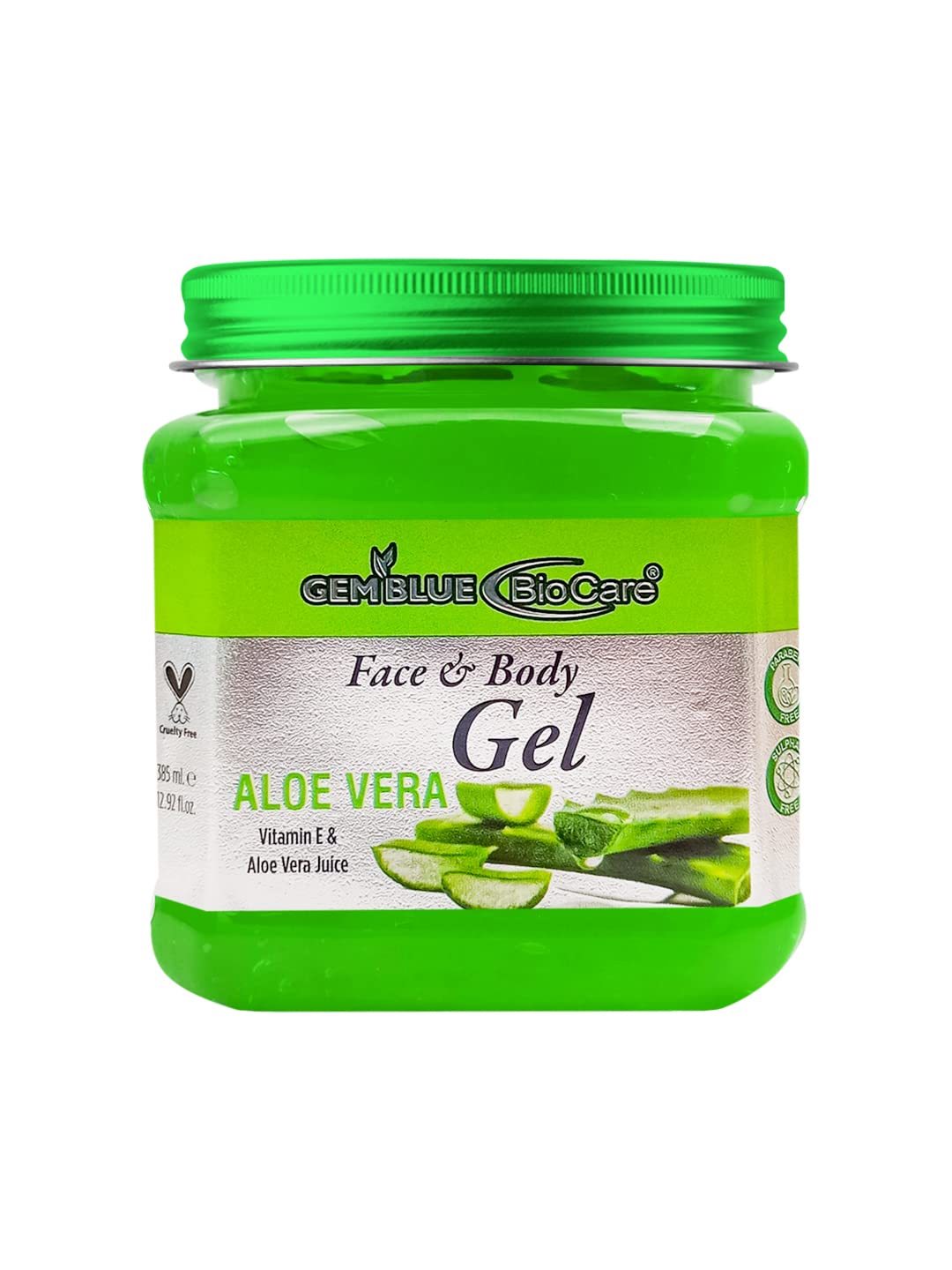 Gemblue Biocare Face and Body Gel Skin Brightening Hydrating Non