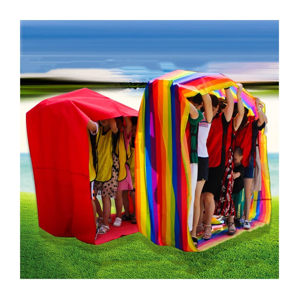 CXKJP Gioco di Corse 2PCS Giochi di Squadra Run Mat, Attrezzatura per Giochi di Squadra Multiplayer per Adulti, Bambini, Adolescenti, Facili da trasportare