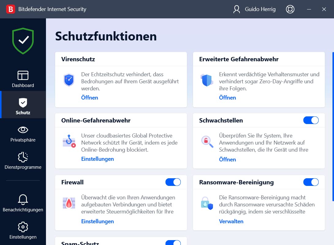Bitdefender Internet Security 3 Geräte / 18 Monate (Code in a Box)