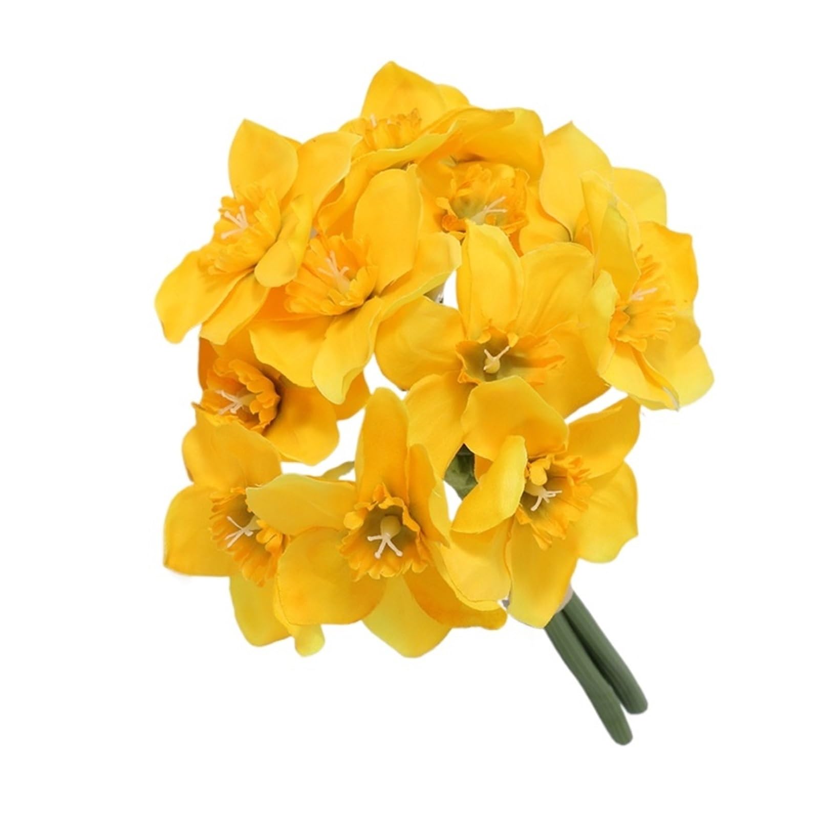Casetlong 1pc Simulation Flower Bouquets Home Decoration Artificial Flowers Wedding(Yellow)