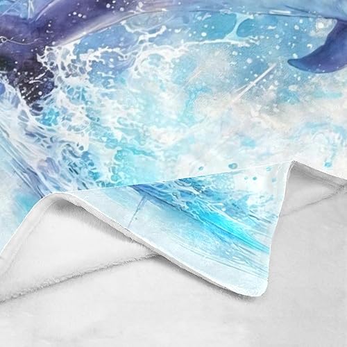 Miniatura 4 de Manta personalizada con texto del nombre, manta personalizada de forro polar súper suave para sofá, cama (50 x 60 pulgadas)