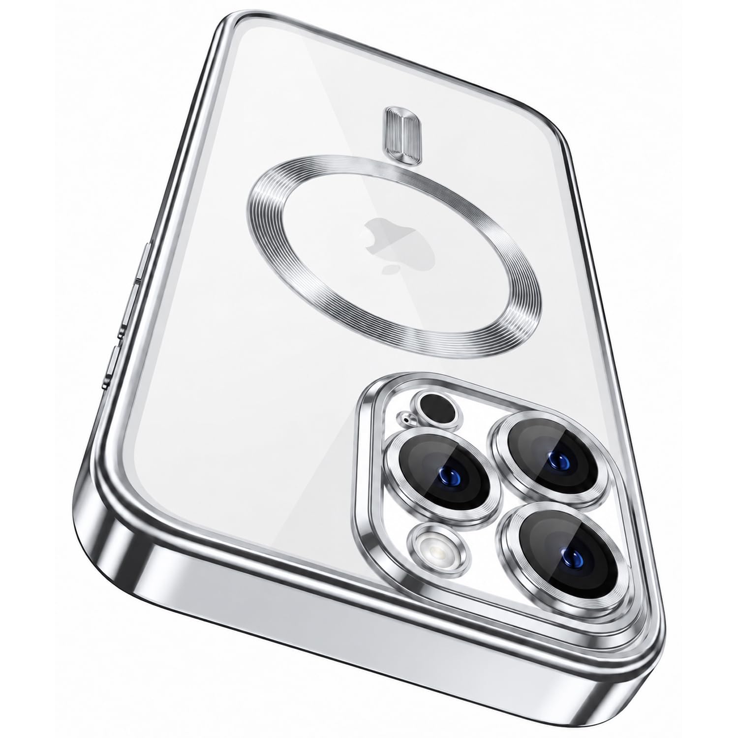 VONZEE Electroplating Transparent Clear Logo Back Cover TPU Compatible with iPhone 17 Pro Max / 18 Pro Max, Compatible with Magsafe, Full Body & Individual Camera Protection |Desert — Amazon image 18