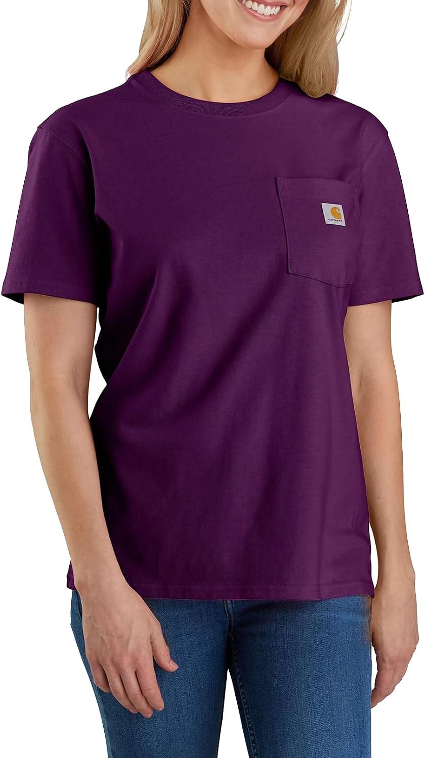 Carhartt Women's Iconic WK87 Pocket T-Shirt Closeout