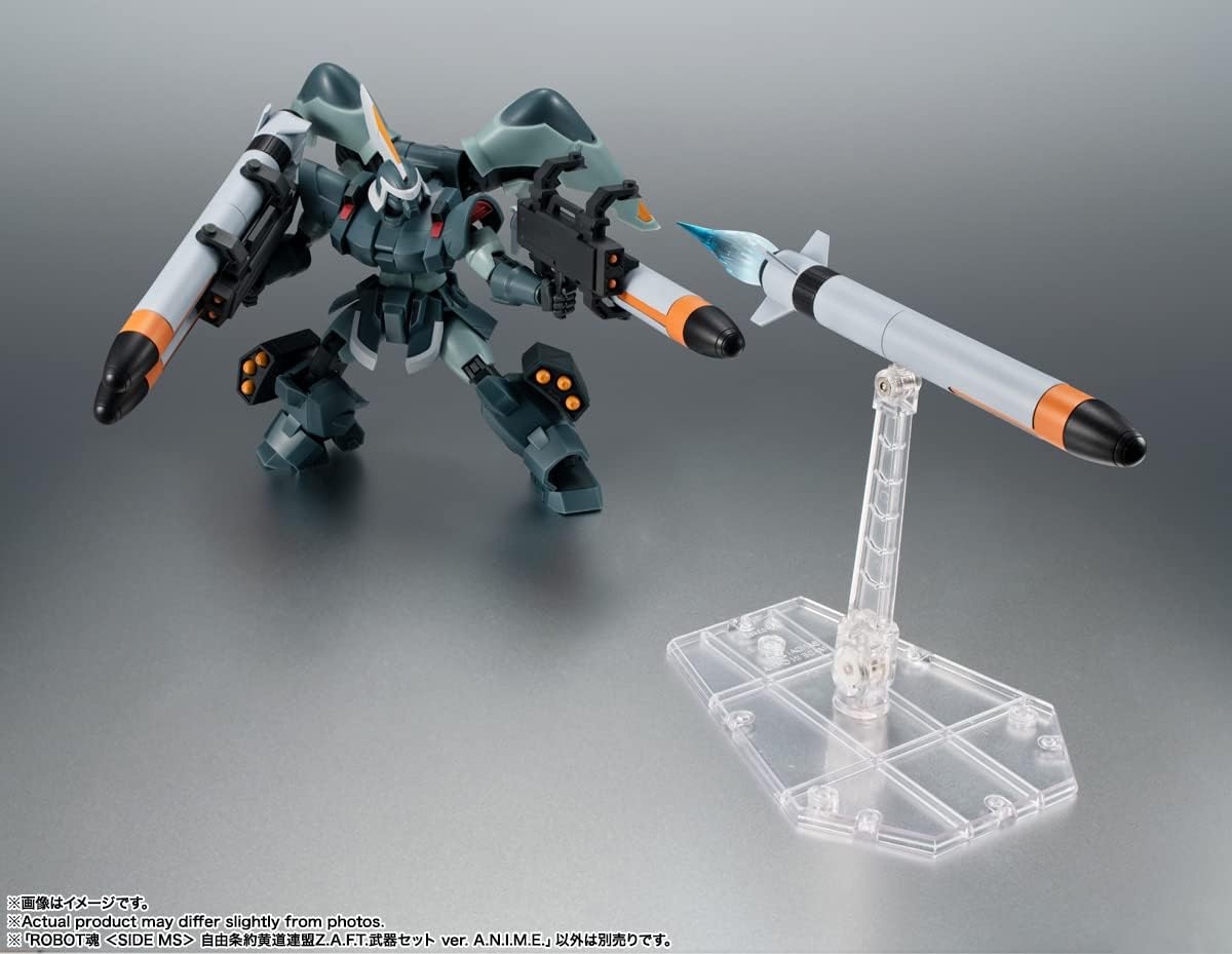 TAMASHII NATIONS - Mobile Suit Gundam SEED - Zodiac Alliance of Freedom Treaty Weapon Set ver. A.N.I.M.E., Bandai Spirits The Robot Spirits Collectible image 5