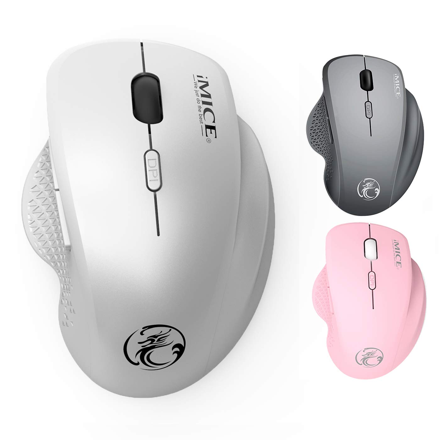 Bluetooth Mouse for Laptop MacBook Pro MacBook Air Mac Laptop Windows Chromebook Bluetooth Mouse (Silver)