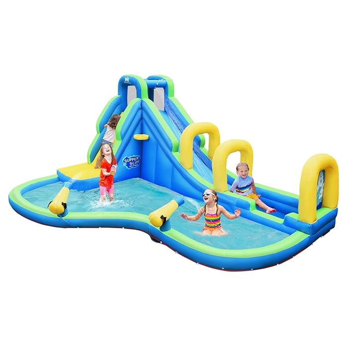 Buy BOUNTECH Inflatable Water Slide, 5 in 1 Giant Water Slide Bouncer