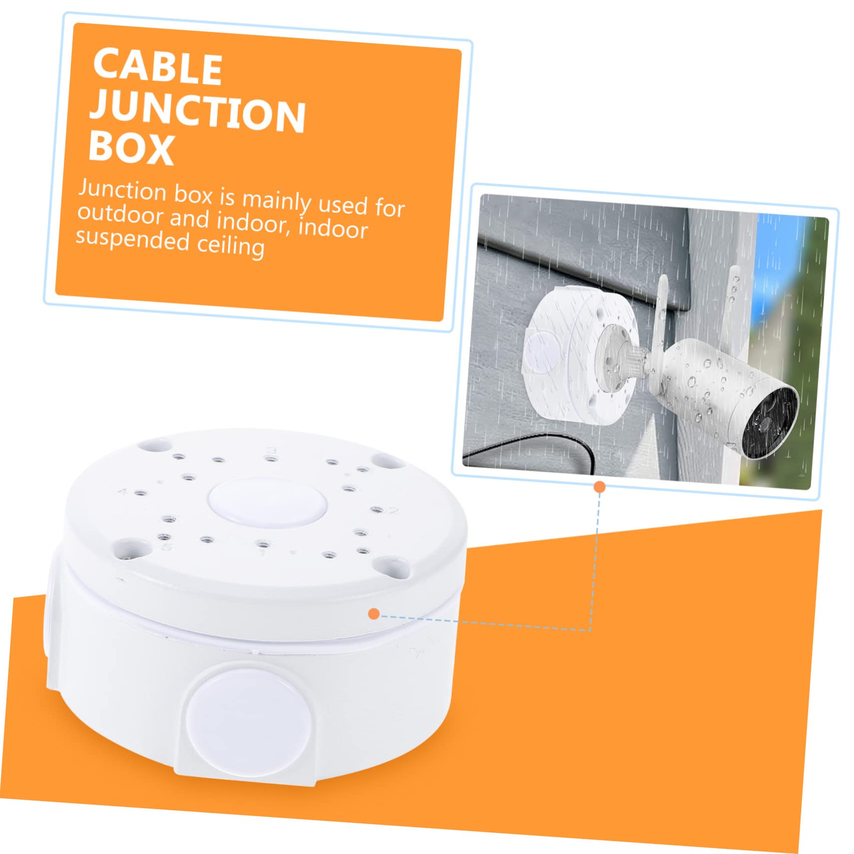 Scatola Emisferica Esterna Garneck 5Pezzi - Protezione Cavi Per TV, Telecamere E Prese Esterne - Foto 9