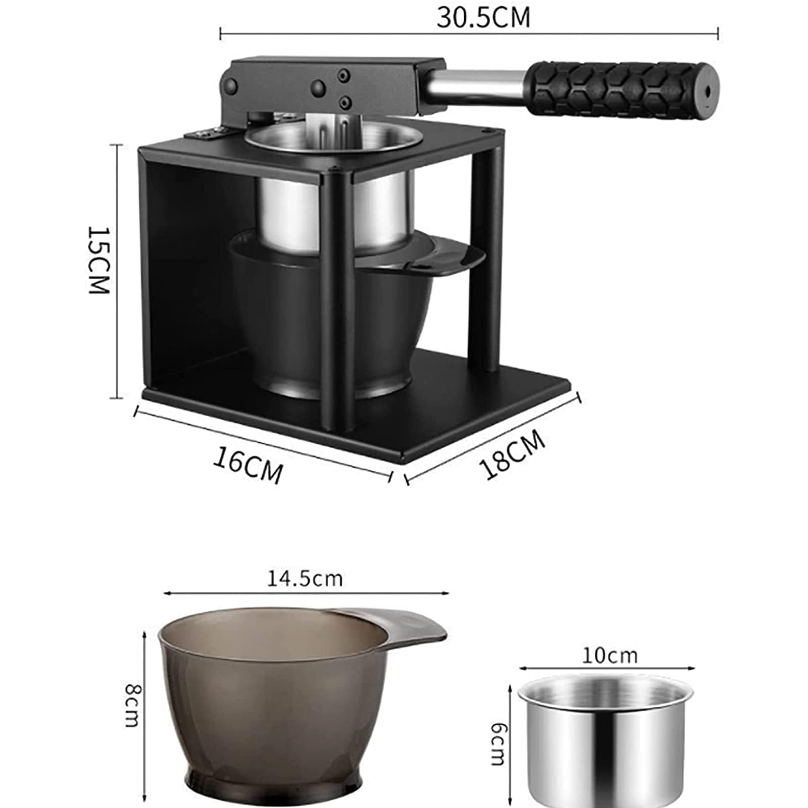Spremiagrumi manuale resistente, estrattore di succo a mano per spremere efficacemente in cucine e bar di casa