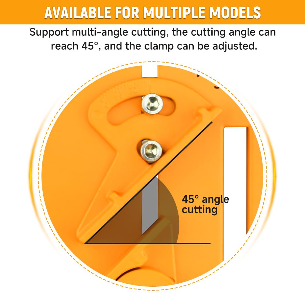 Hoteche Supporto per smerigliatrice angolare 115/125 mm, in alluminio per smerigliatrice angolare con design robusto, adatto per 115 mm di diametro, 125 mm, imballato in scatola colorata
