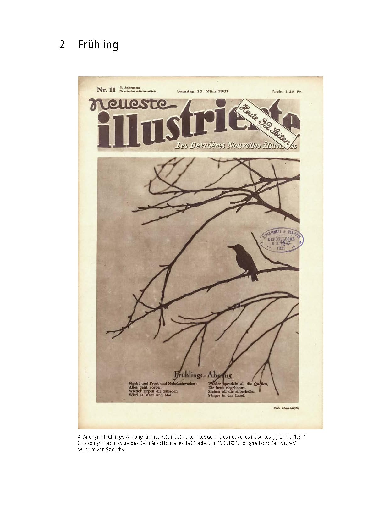 Fotopoesie: Fotogedichte in deutschsprachigen Zeitschriften 1920–1940