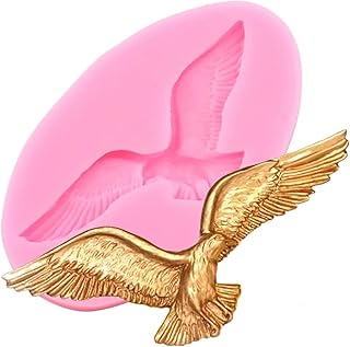 Silicone Molds for Crafts,Chocolate Mold,9.3x5.4cm Seagull Flying Birds Silicone Mold Cupcake Topper Fondant Cake Decorating Tools Jewelry Resin Molds Candy Clay Chocolate Moulds