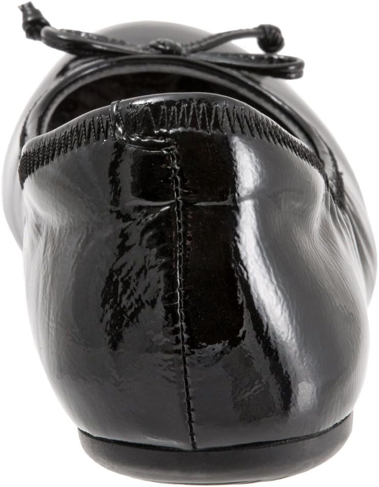 SoftWalk Narina - Women's Comfort Ballet Flat Black Patent - 8 Narrow