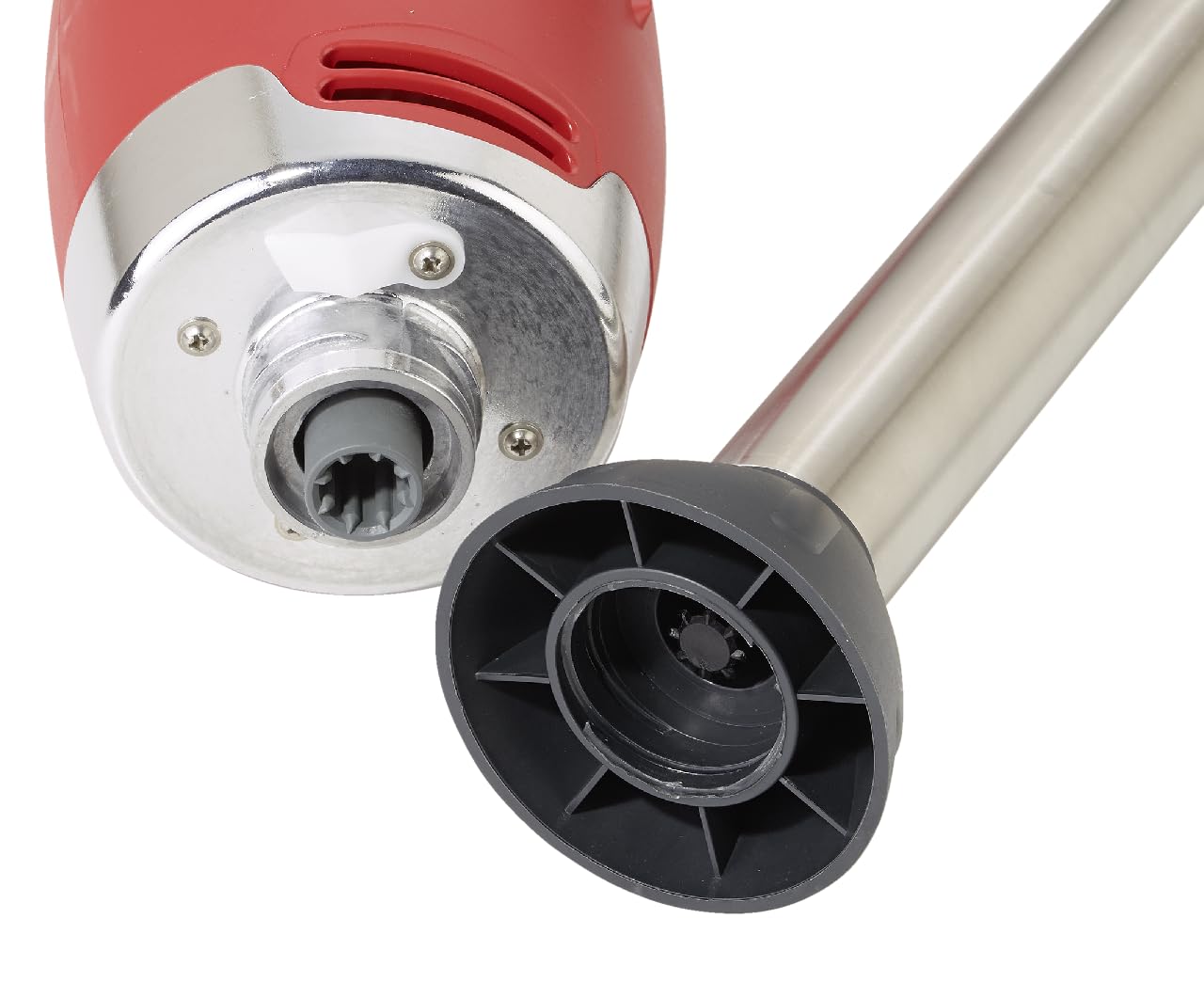 METRO Professional Batidora de mano GSM1060, 350 W / 230 V, eje desmontable de 42 cm, rojo, 60 L