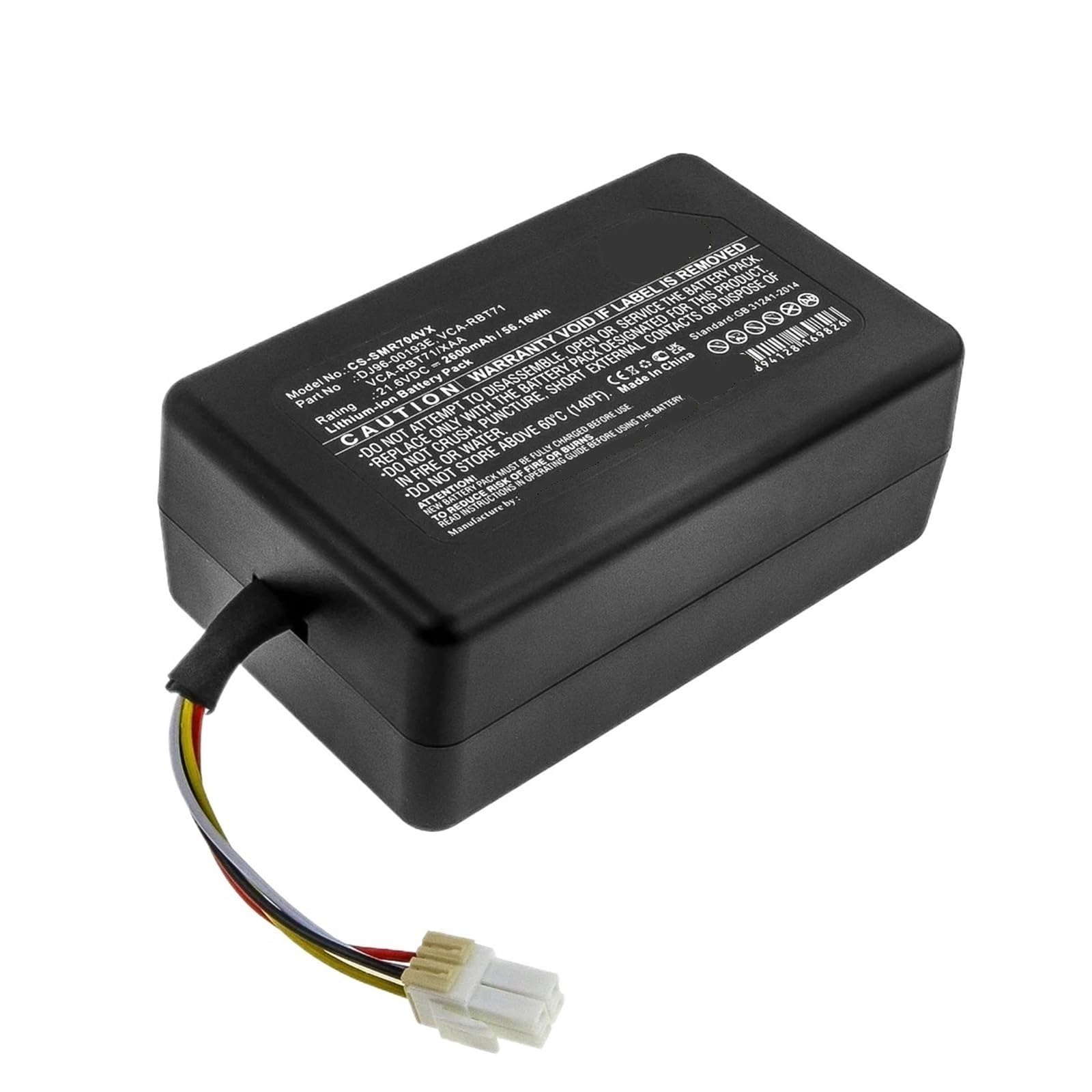 Batteria Sostitutiva, Compatible with Samsung, PowerBot R7040 R1AM7010UW AA VR1AM7010U5 AA VR1AM7010U5 AA VR1AM7010UW AA(3600mah)