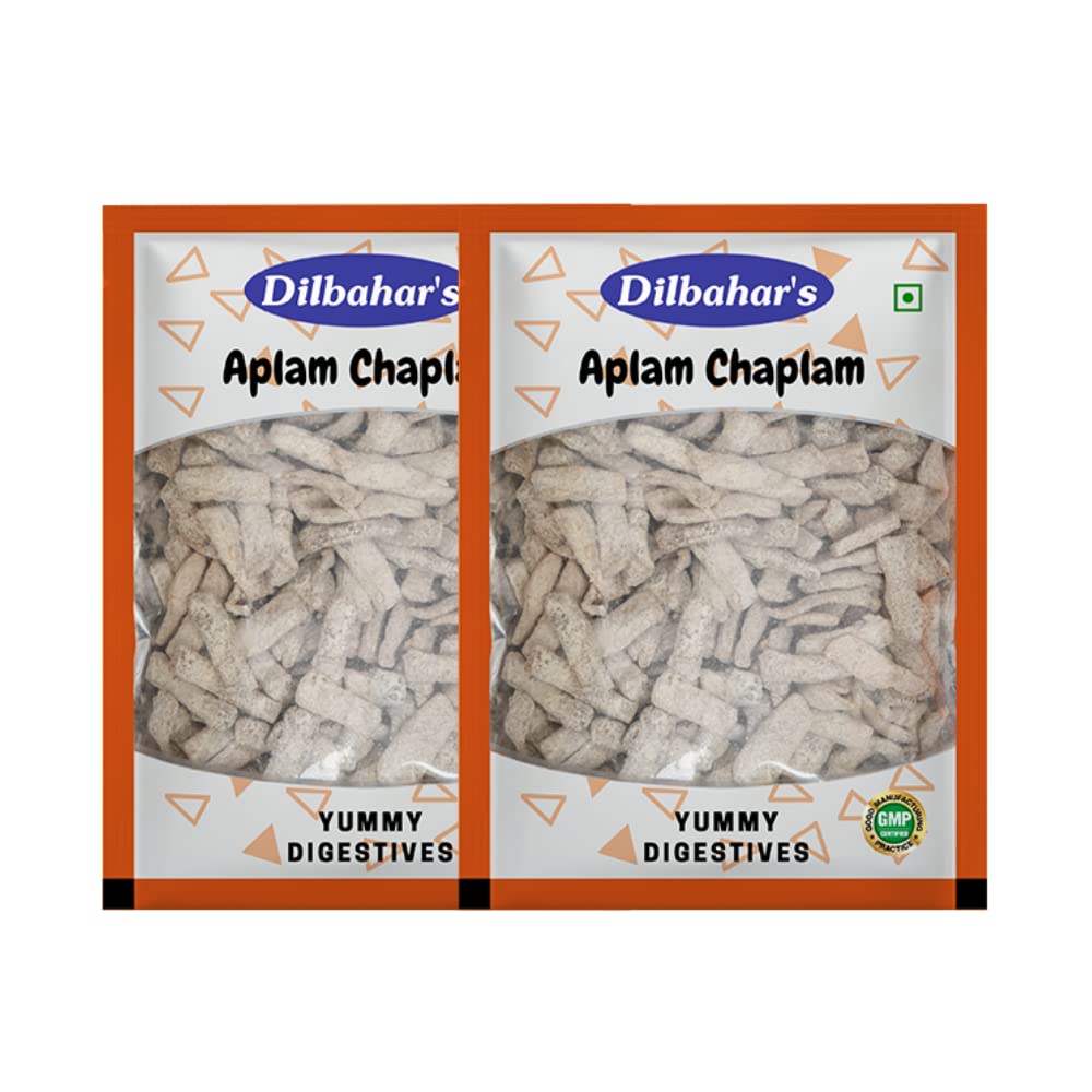 Dilbahar's Aplam Chaplam - 400G Pack Of 2 | Aam Pachak Chatpati Goli | Digestive Goli Pachak | Mukhwas Mouth Freshener | Aplam Chaplam Churan Goli | Churan Digestive | After-Meal Treat