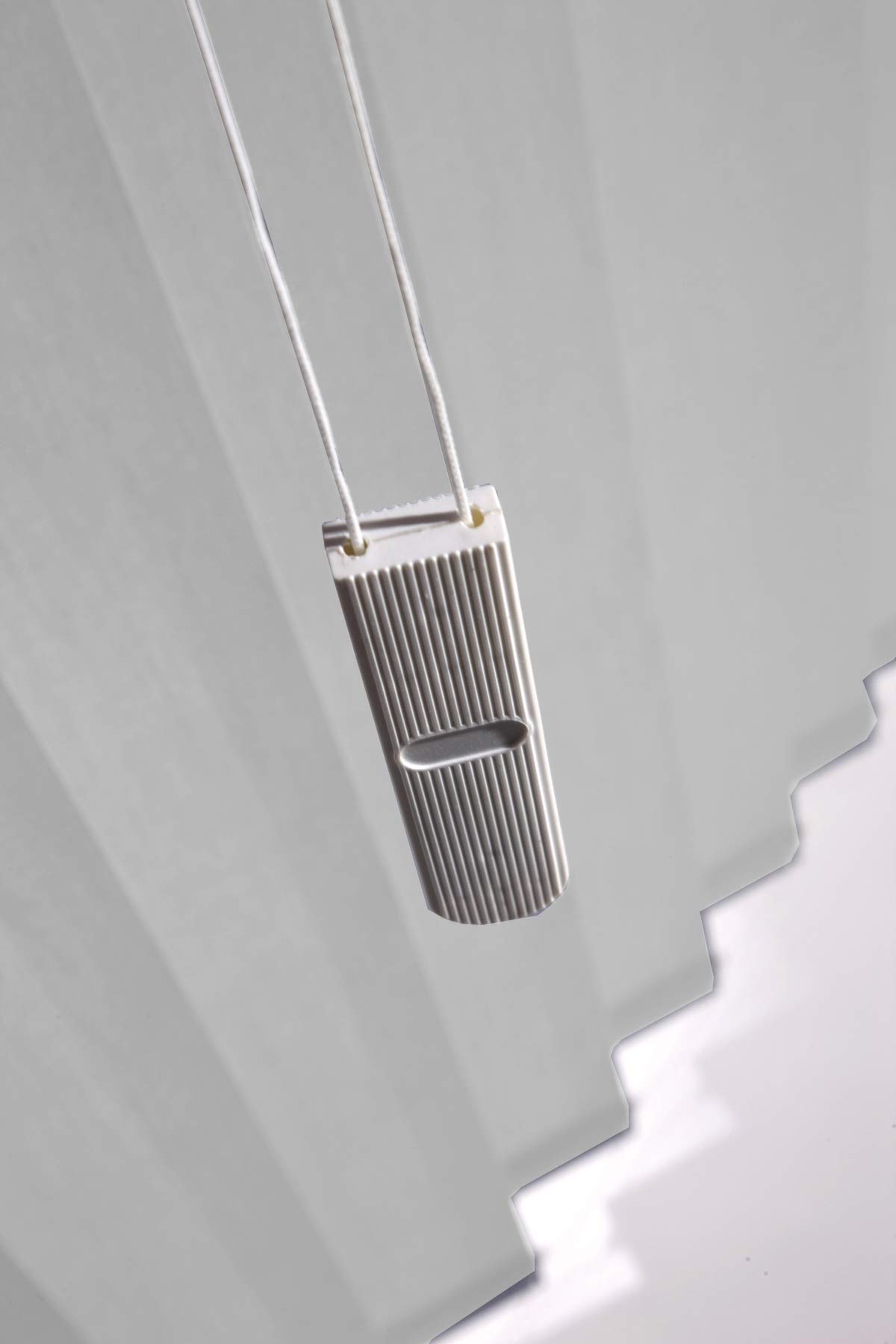 Lamellenvorhang Vertikaljalousie Grau Hellgrau Lamellen Fenster Rollo Breite 100-250 cm Höhe 150-250 cm Vorhang Flächenvorhang Schiebevorhang Streifenvorhang blickdicht halbtransparent (100 x 150 cm)