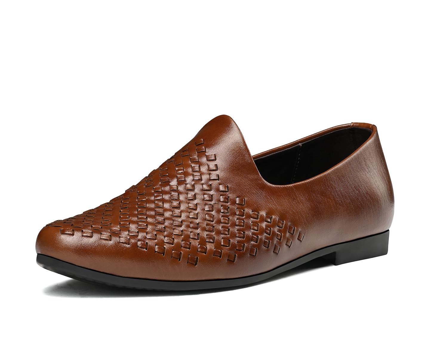 louis stitch Men’s Ethnic Weaved Textured Slip On Mojari’s | Stylish Nagra Juti for Men | Lightweight and Comfortable Stylish Juti’s and Mojari’s for Kurta Pajama | LSAXNGWE-picture-25