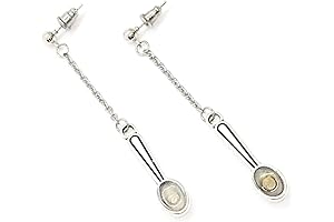 Mustard Seed Drop Dangle Earrings: A Spoonful of Faith, Emblematic of Matthew 17:20