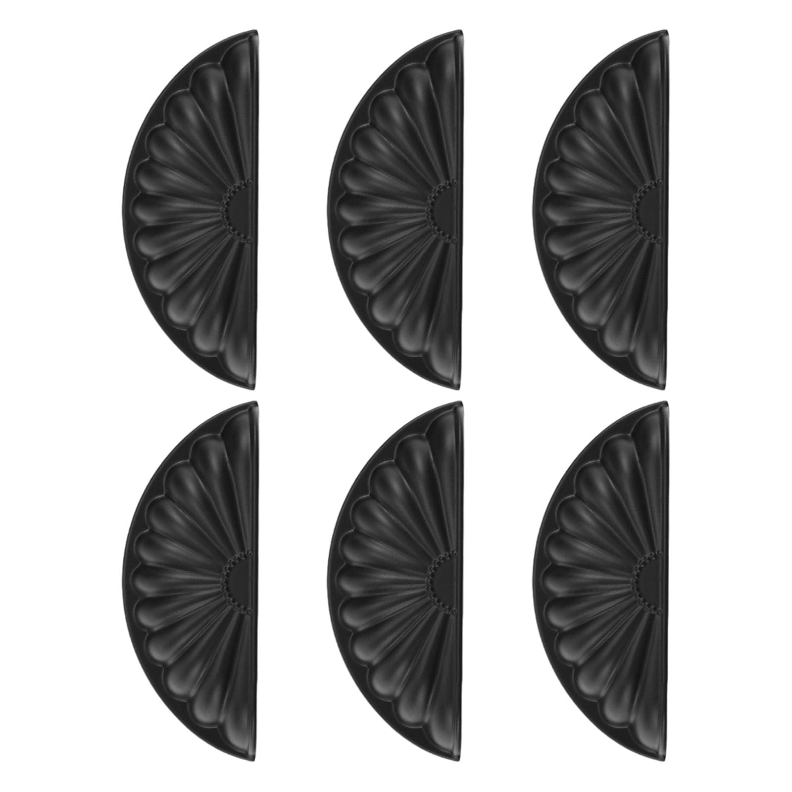 Msioytog 6Pcs Drawer Pulls Zincs Alloy Dressers Knob Cupboard Handle Modern Furniture Handle Shell Shape Bedside Cabinet Pull Pulls