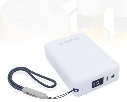12v Portable Breast Pump Battery and Charger for Medela Sonata,Freestyle,Spectra S1 S2 9Plus and Lactina Hygeia EnJoye White, 20000mAh