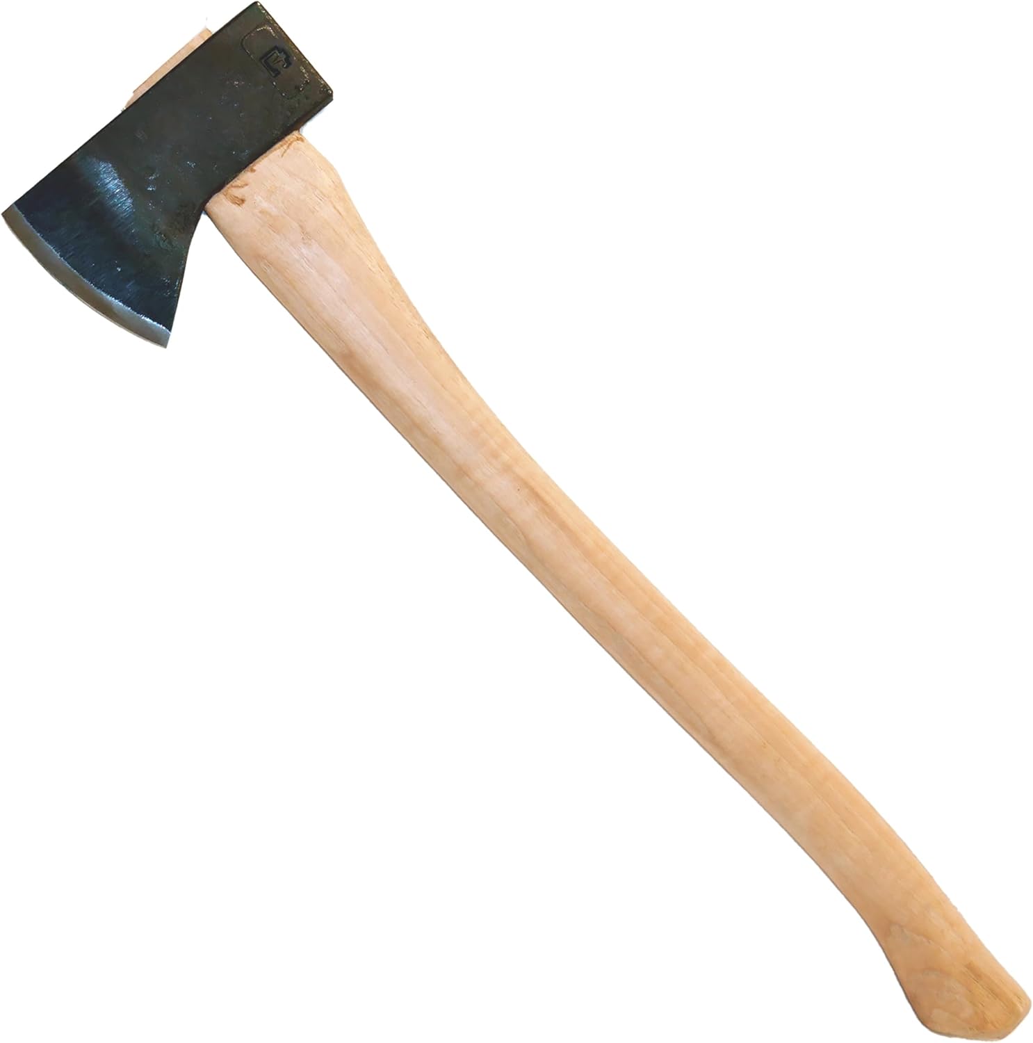 COUNCIL TOOL Hudson Bay Camp Axe - 2 lbs Hand Axe with 18" Curved Hickory Handle & Hardened Poll - SU20HB18C