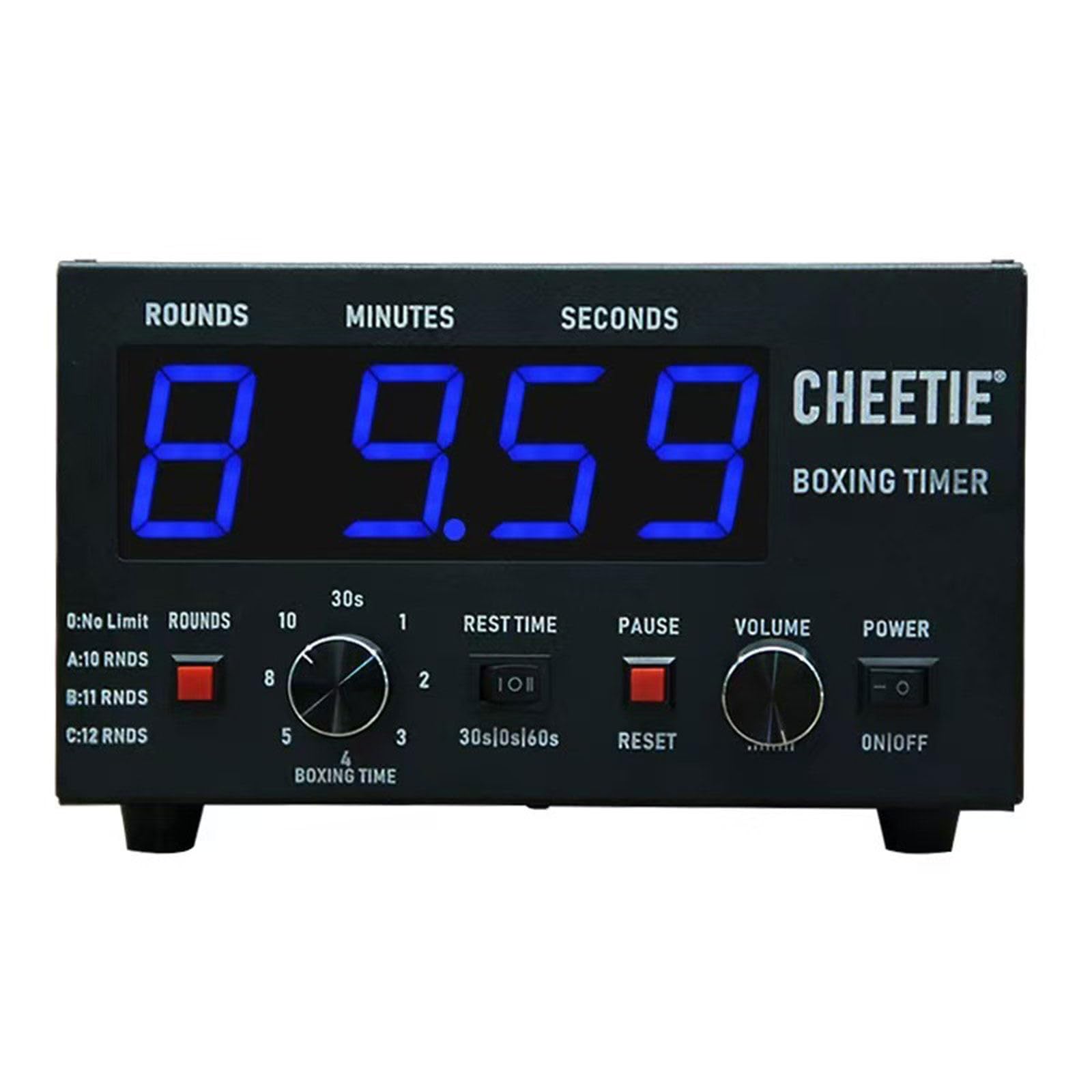 GLWABOMARS Combat Sports Timer, Digital Boxing Round Timer for MMA, Muay Thai, Kickboxing and Fitness Training Blue
